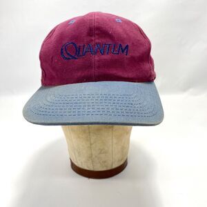 Womens Quantum Energy Series Maroon Red Cap Hat Gray Brim Outdoor Work Chore